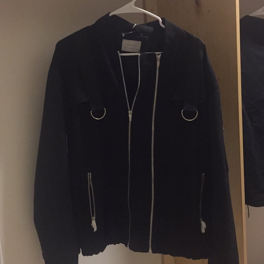 Zara men’s black jacket